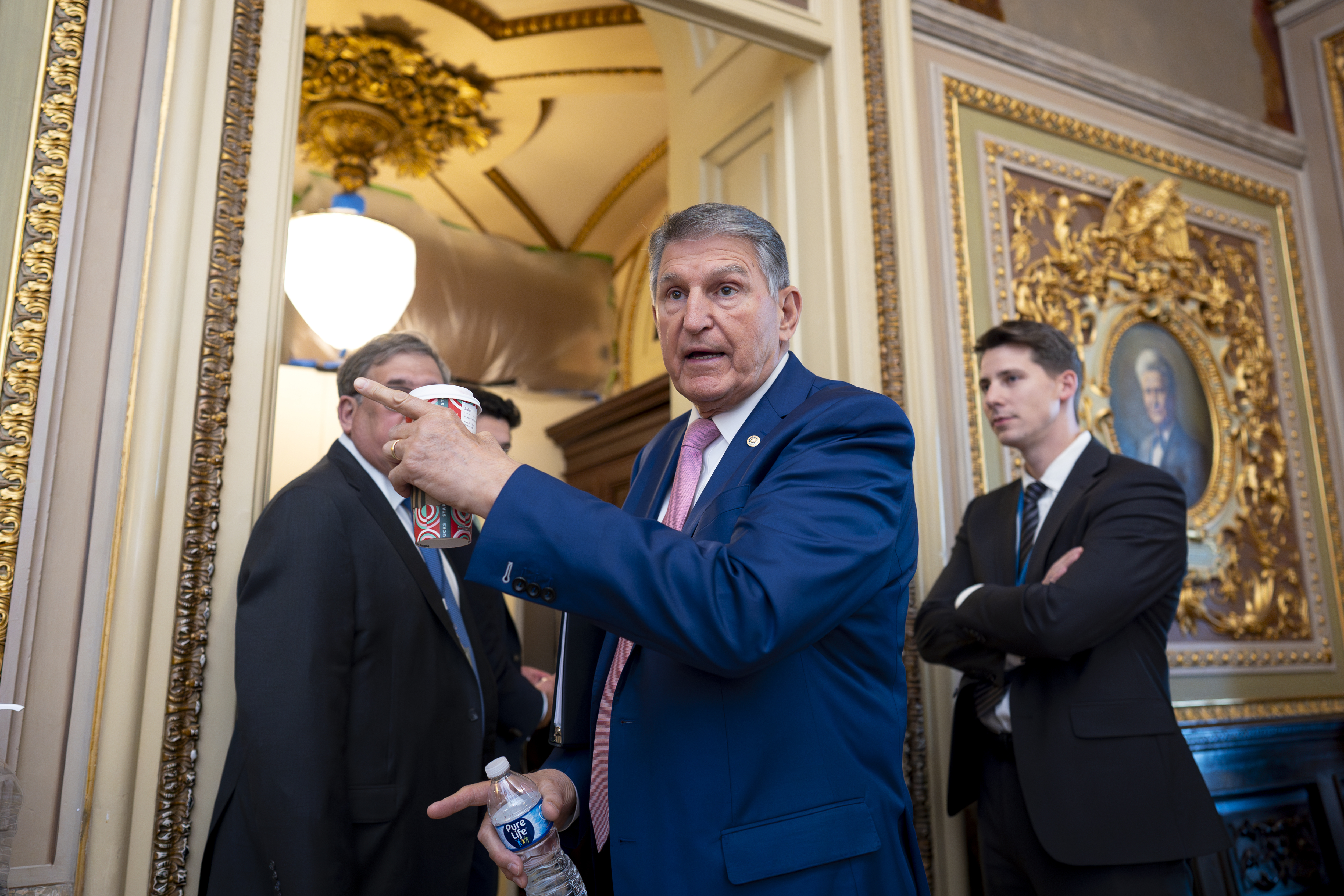 Sen. Joe Manchin at the Capitol.
